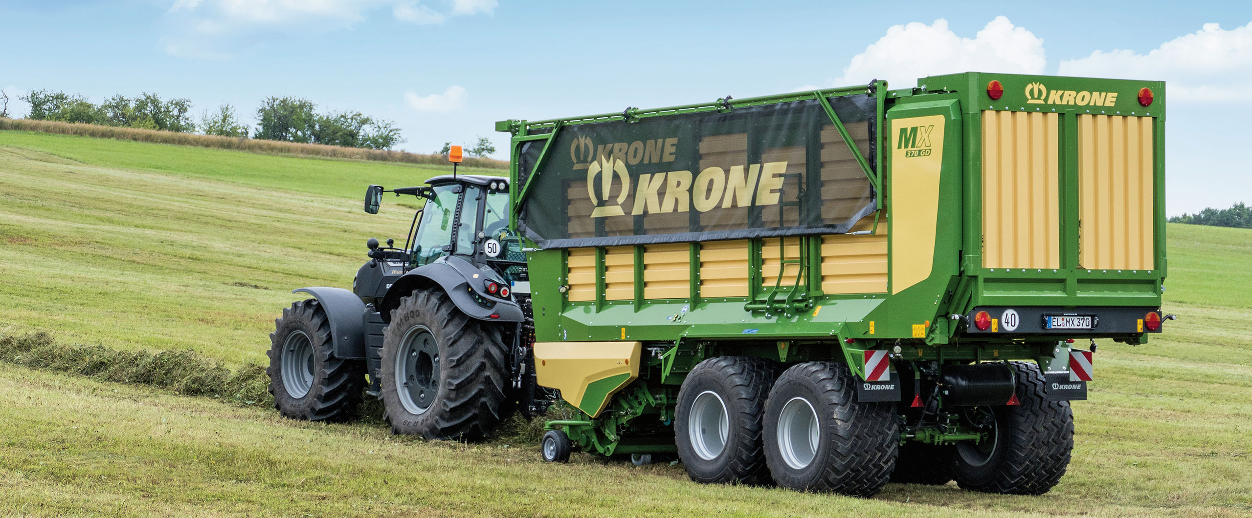 Header Deutzschlepper Krone Anhaenger