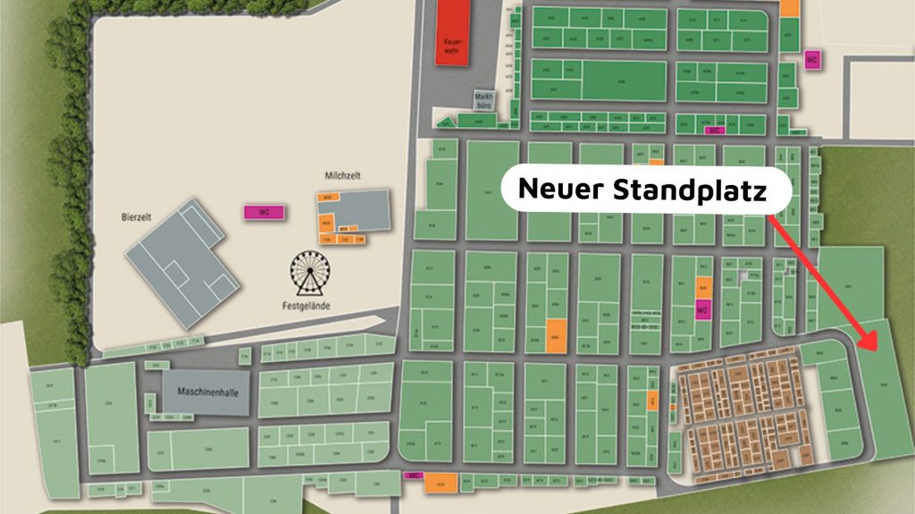 GRUMA Stand Agrarschau Lageplan 1970 x 1106 px 1